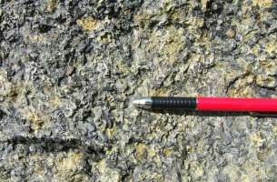 La Miñosa: depósitos volcánicos