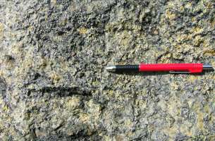 La Miñosa: depósitos volcánicos