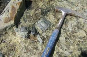 La Miñosa: depósitos volcánicos