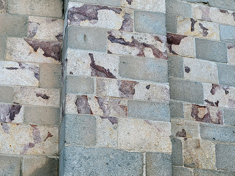 Piedra sangrante fachada catedral